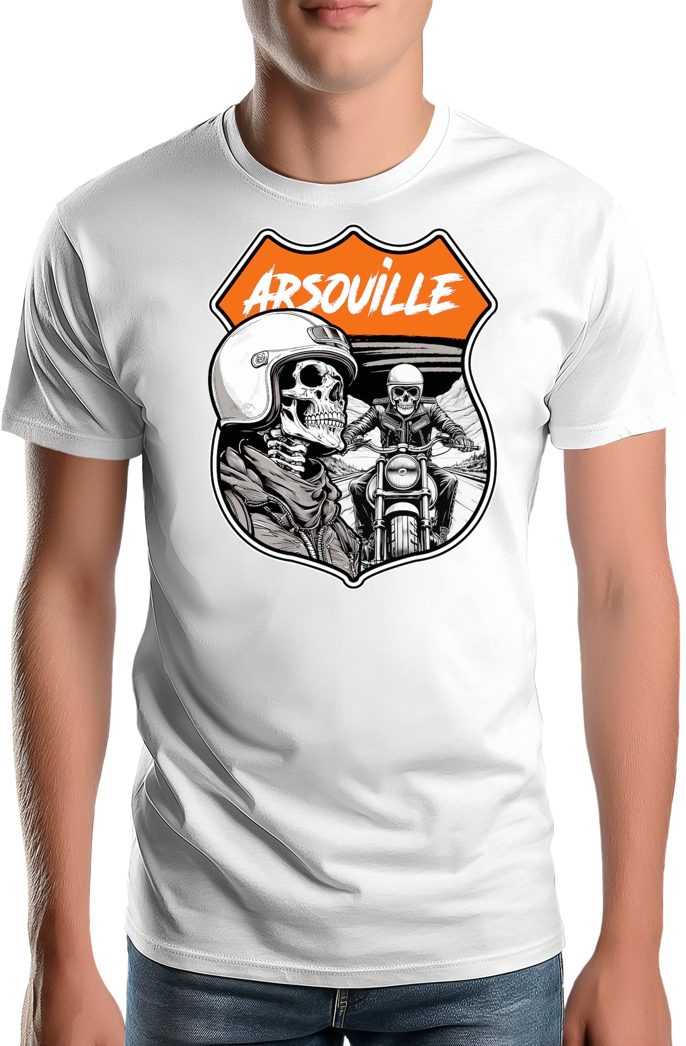 T-Shirt Homme Arsouille tête de mort