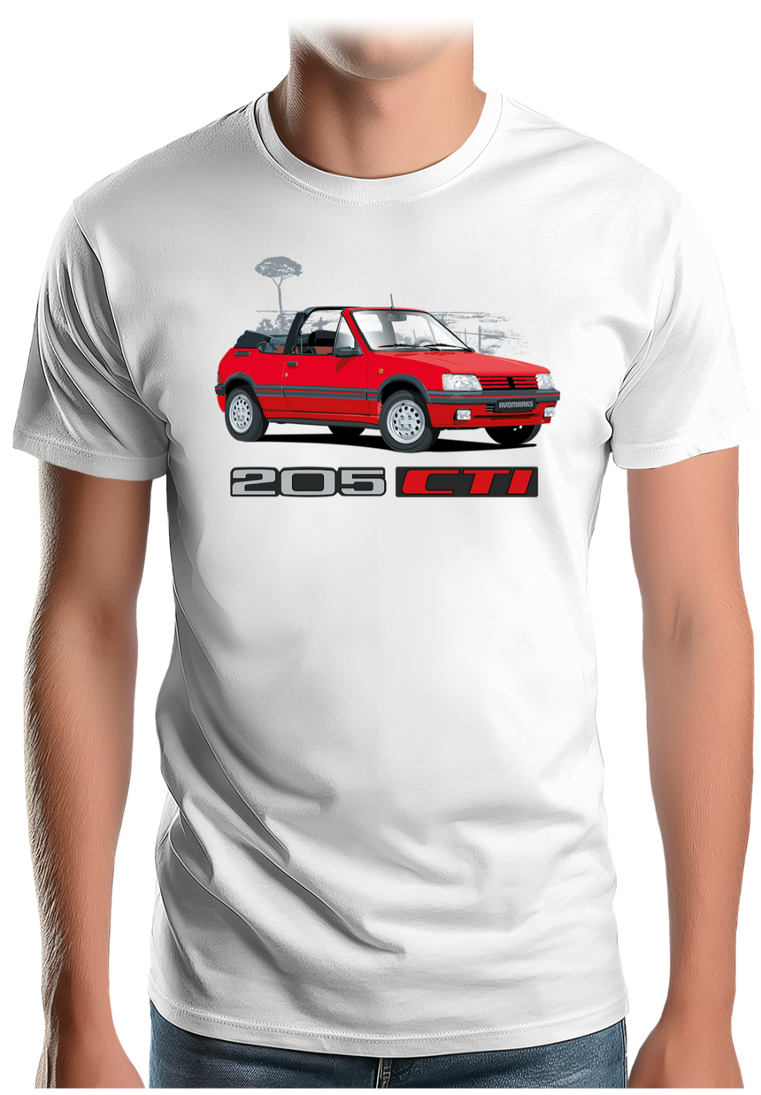 T-Shirt Homme Voiture 205 CTI