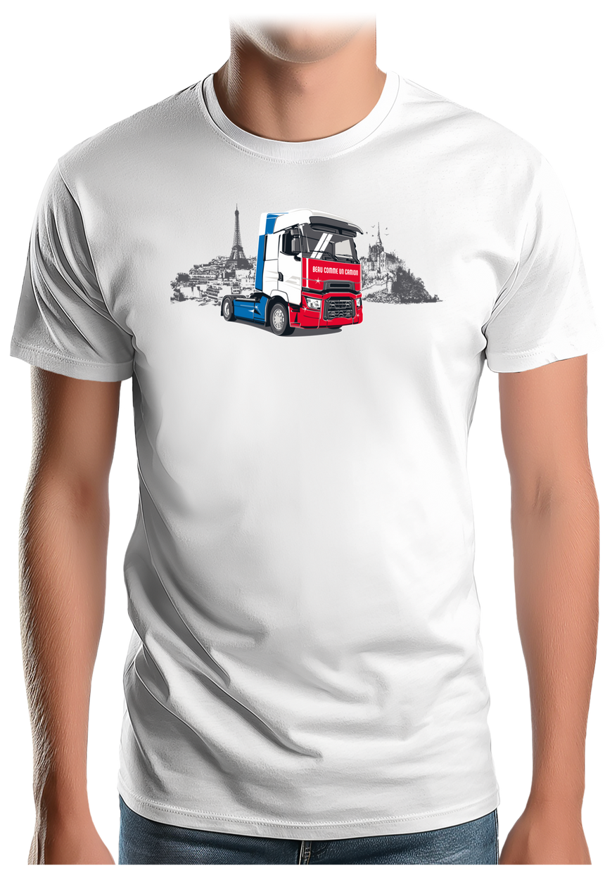 T-Shirt Homme Beau comme un camion