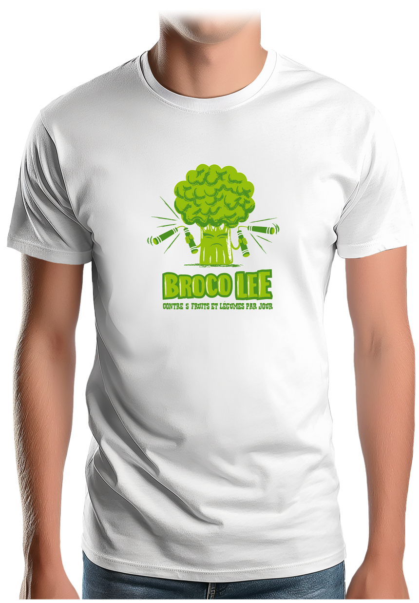 T-Shirt Homme Broco Lee contre 5 fruits et légumes