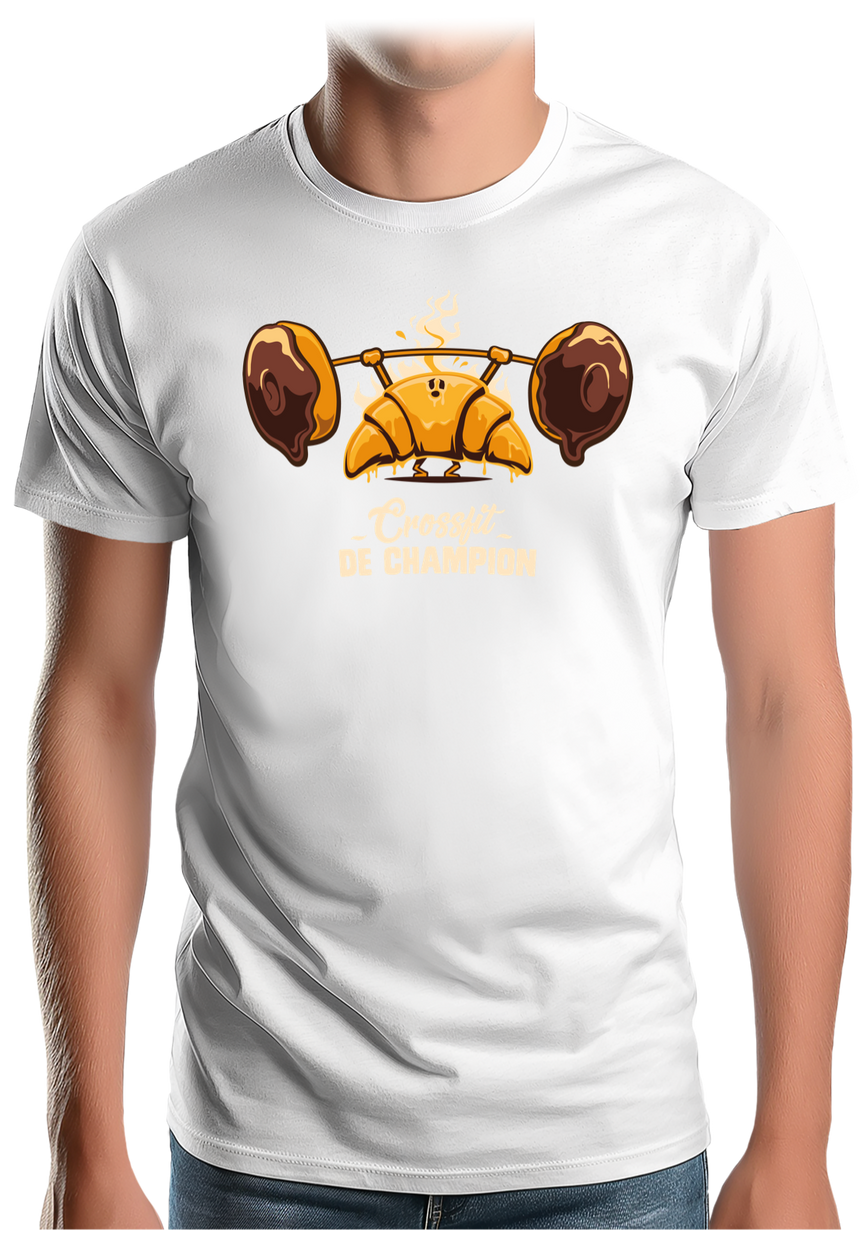 T-Shirt Homme Champion des petits déjeuners