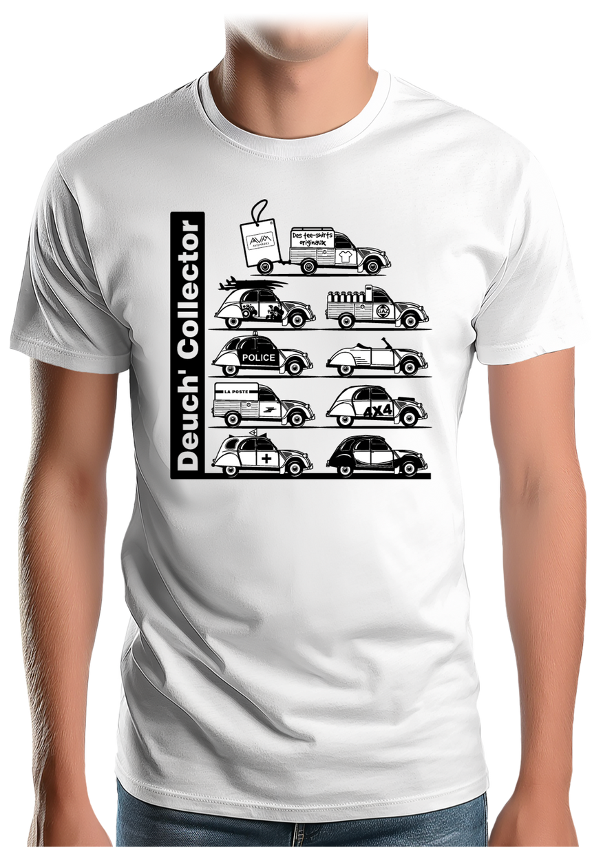 T-Shirt Homme Voiture 2CV Collector