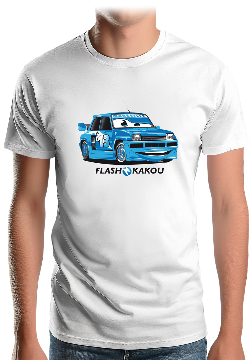 T-Shirt Homme Voiture Marseillaise flash kakou