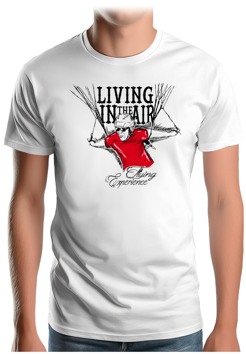 T-Shirt Homme Flying expérience en parapente