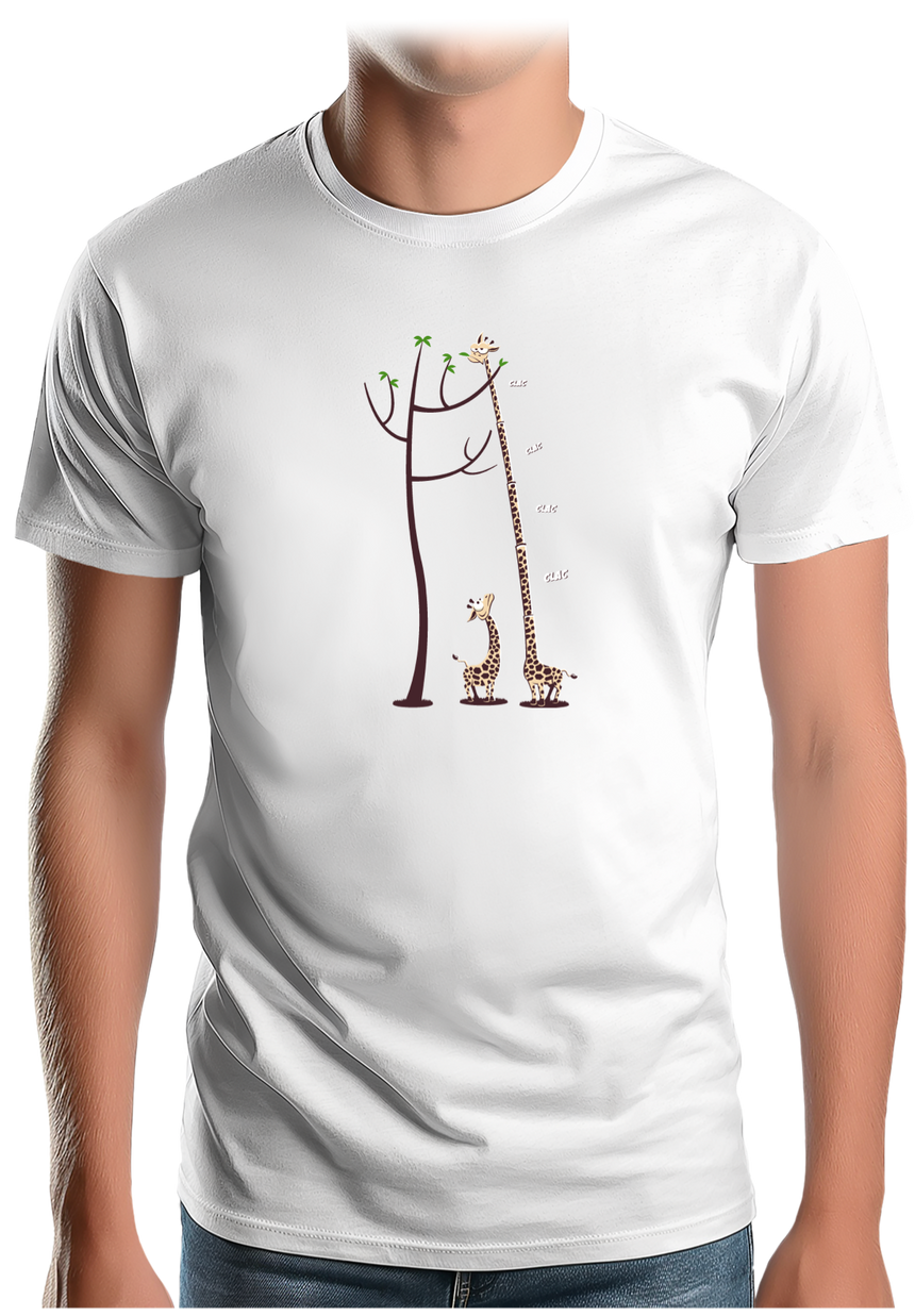 T-Shirt Homme Girafe dépliable