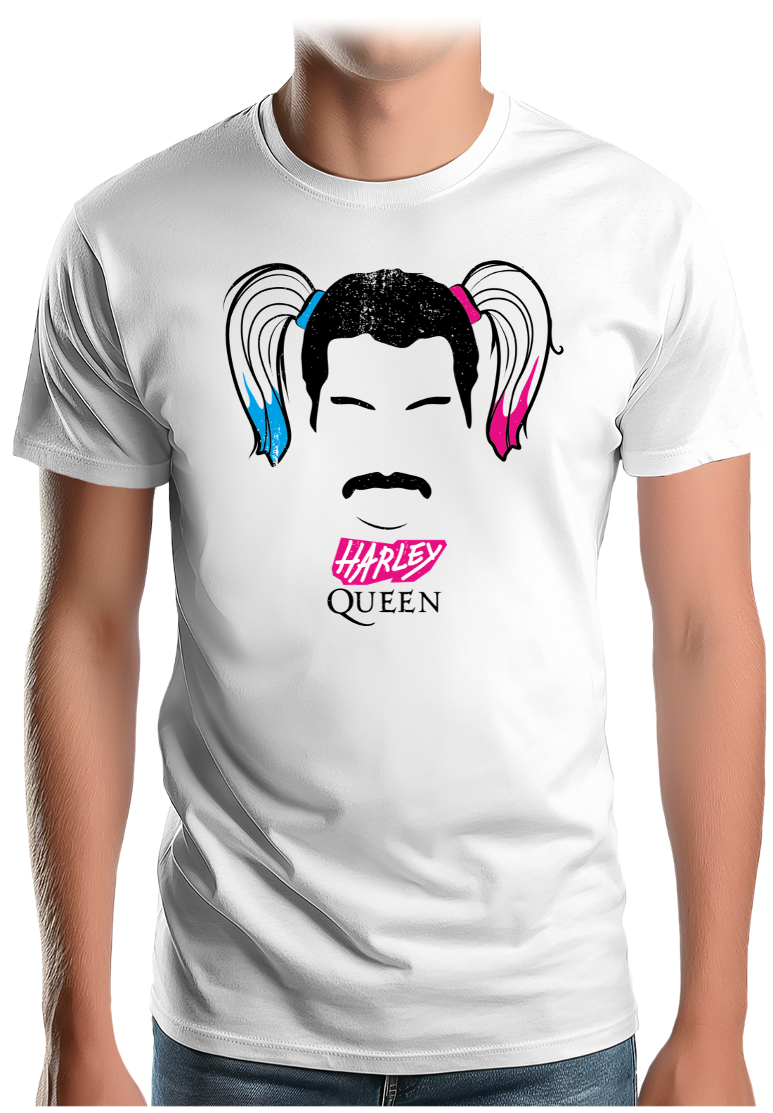 T-Shirt Homme Queen et Harley Quinn