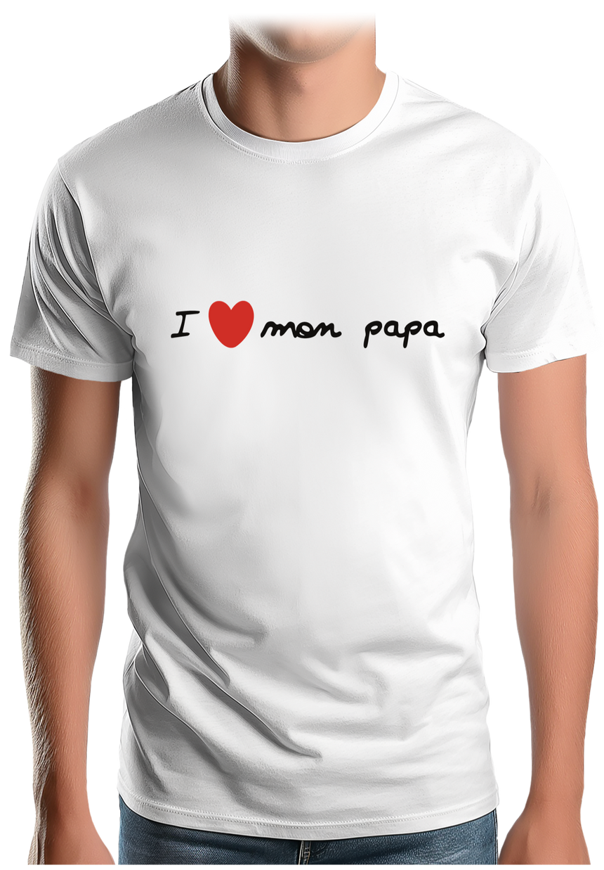 T-Shirt Homme I Love Papa