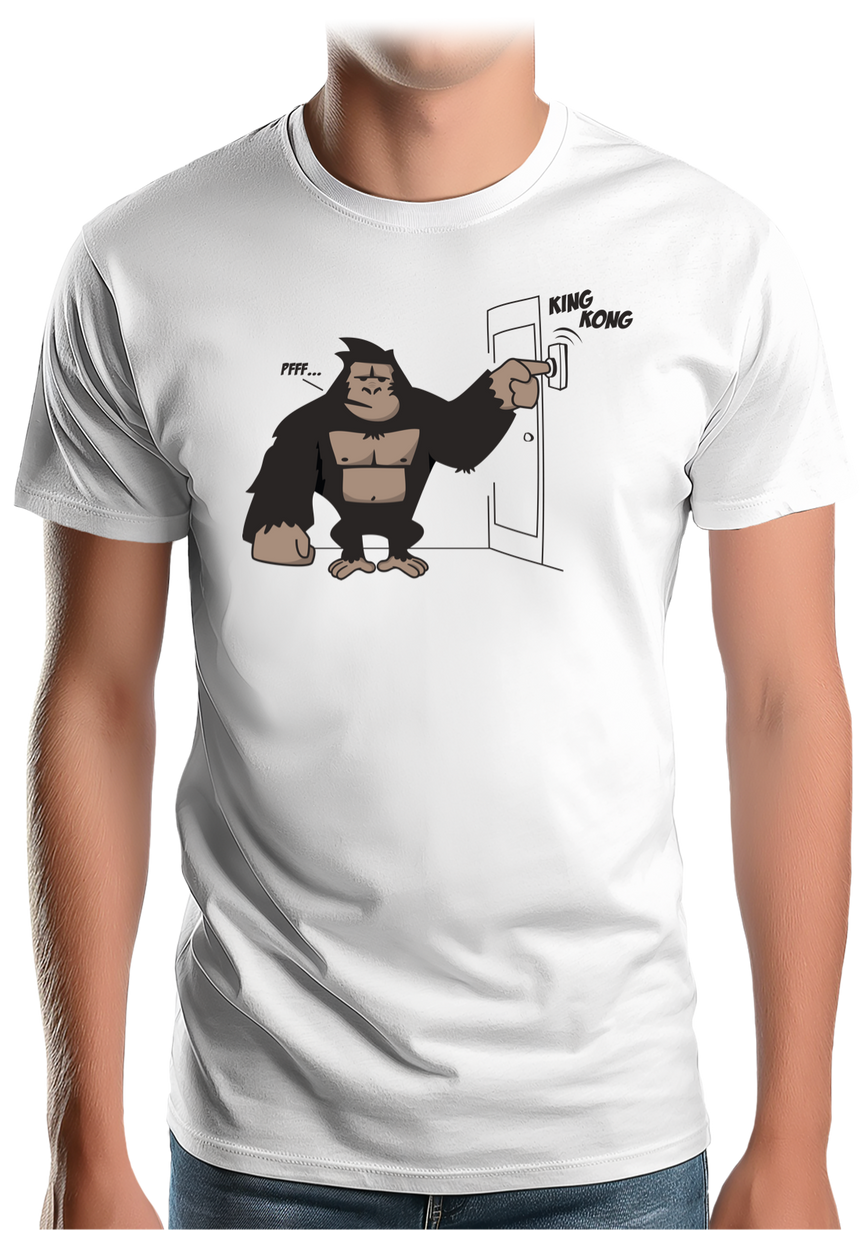 T-Shirt Homme King Kong sonnette