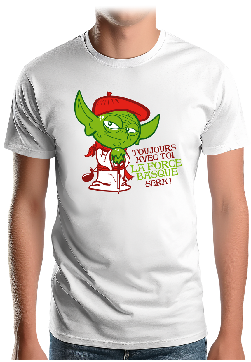 T-Shirt Homme La force basque sera avec toi