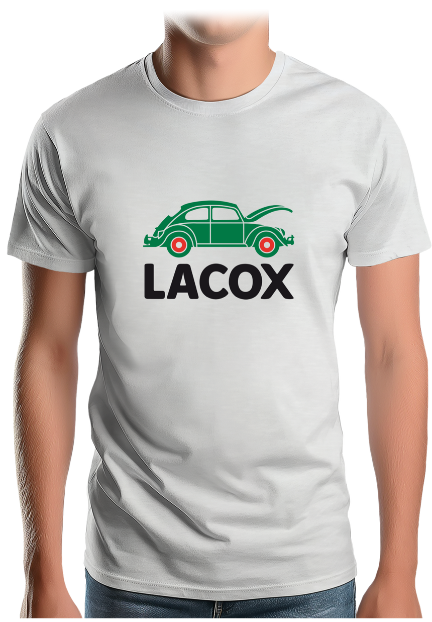 T-Shirt Homme Voiture Coccinelle façon crocodile