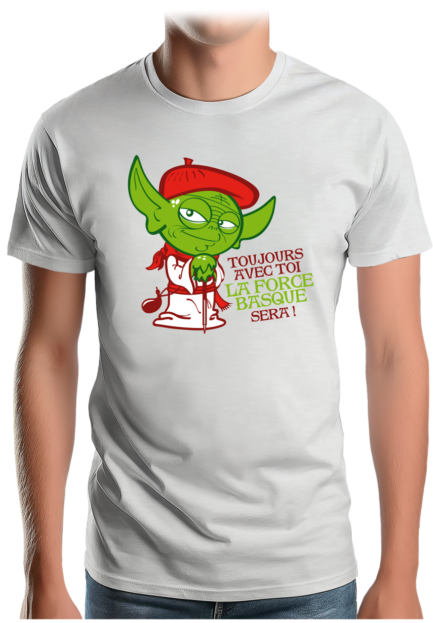 T-Shirt Homme La force basque sera avec toi
