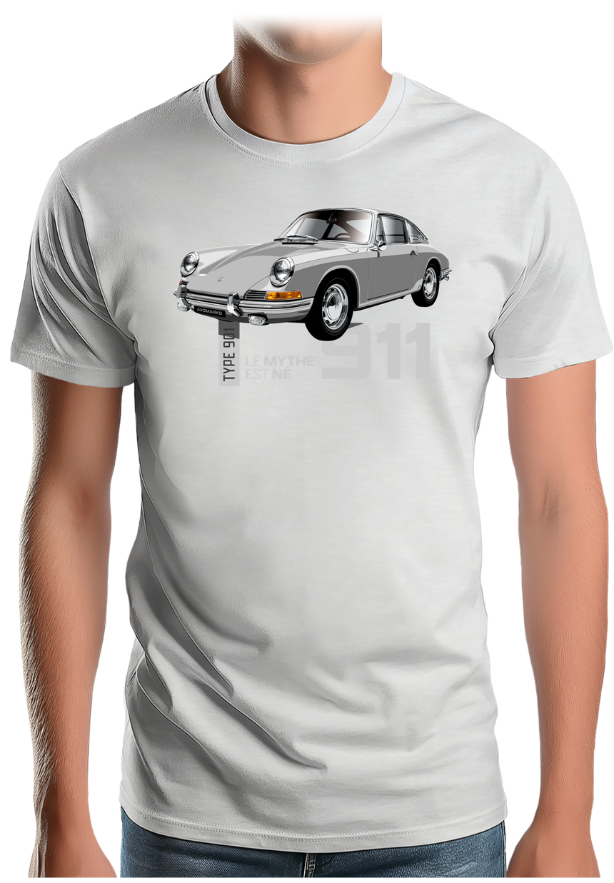 T-Shirt Homme Voiture 901 Le mythe est né