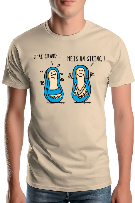 T-Shirt Homme Tong String