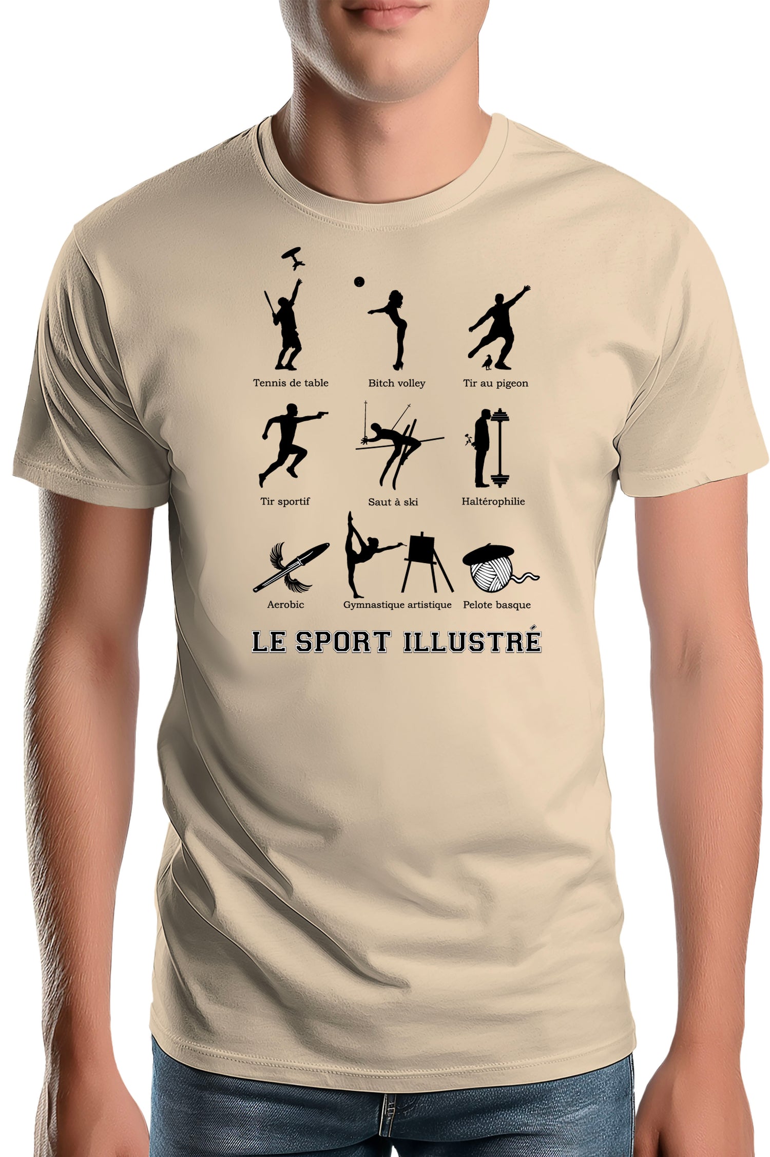T-Shirt Homme Sport Illustré