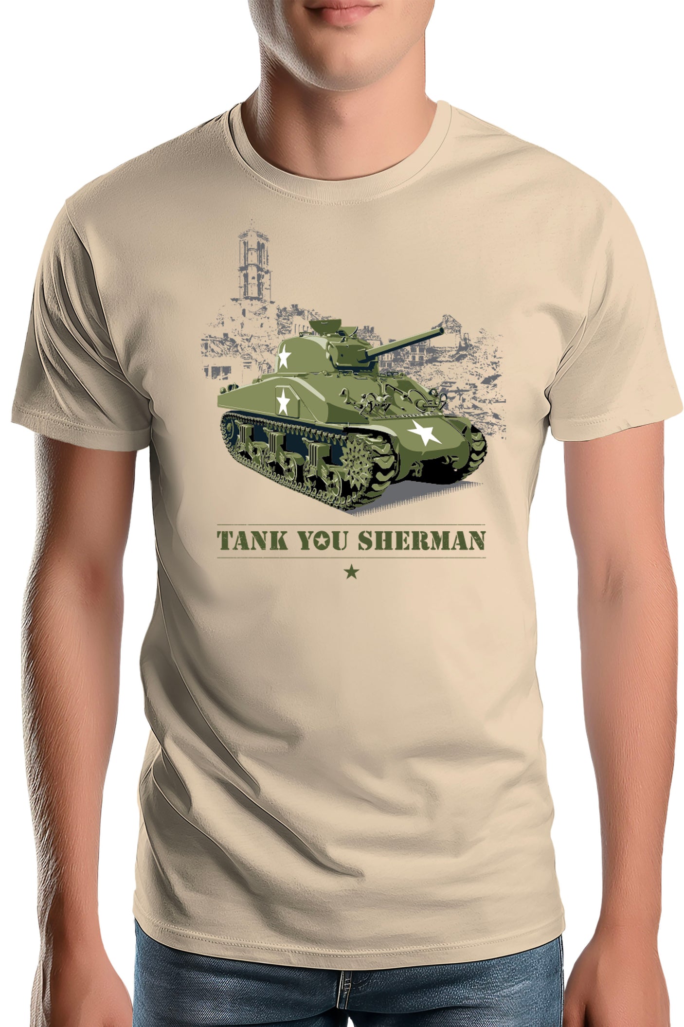 T-Shirt Homme Tank Sherman
