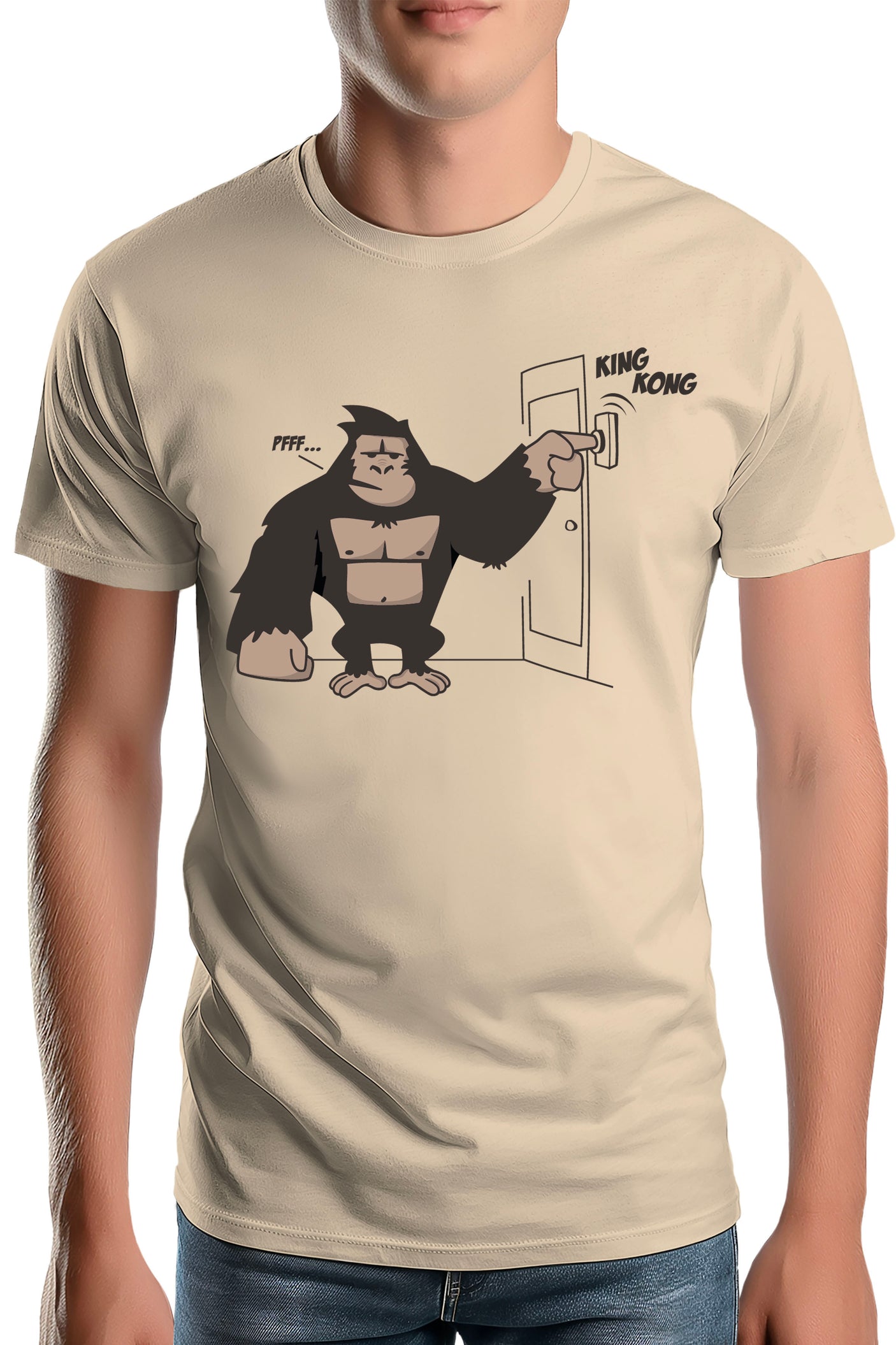 T-Shirt Homme King Kong sonnette