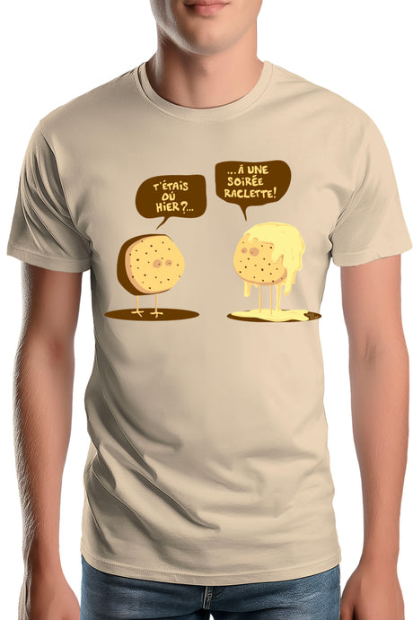 T-Shirt Homme Raclette party