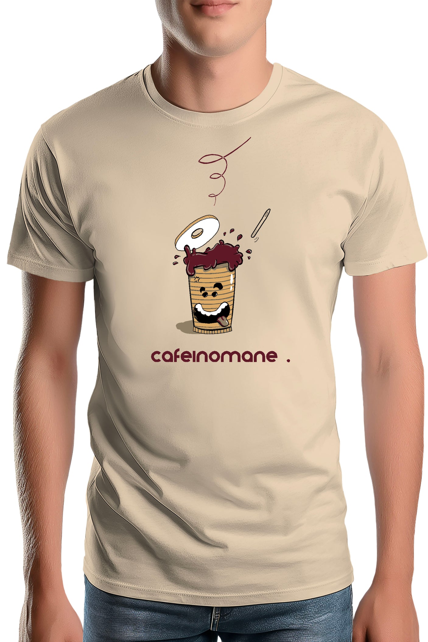 T-Shirt Homme Cafeinomane