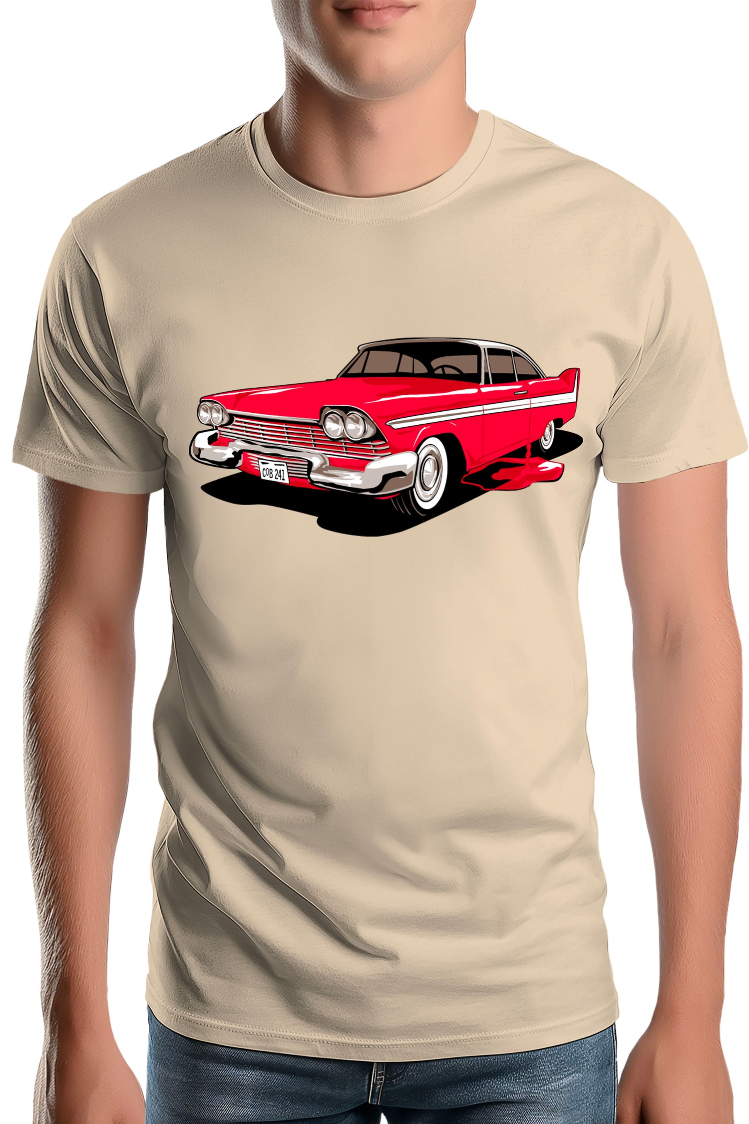 T-Shirt Homme Voiture Christine