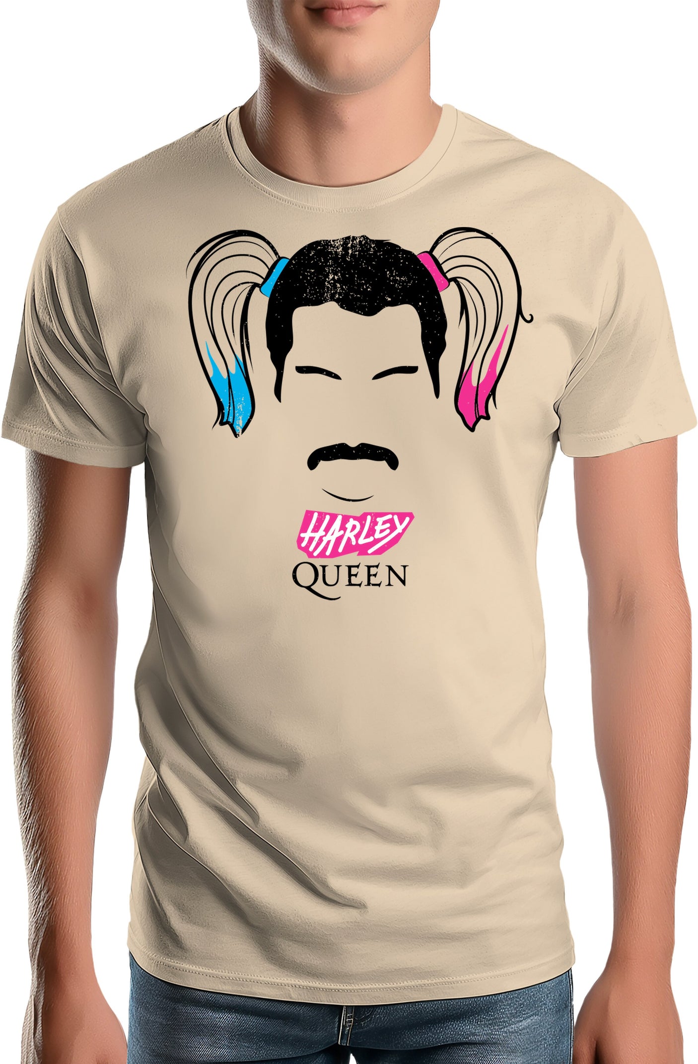 T-Shirt Homme Queen et Harley Quinn