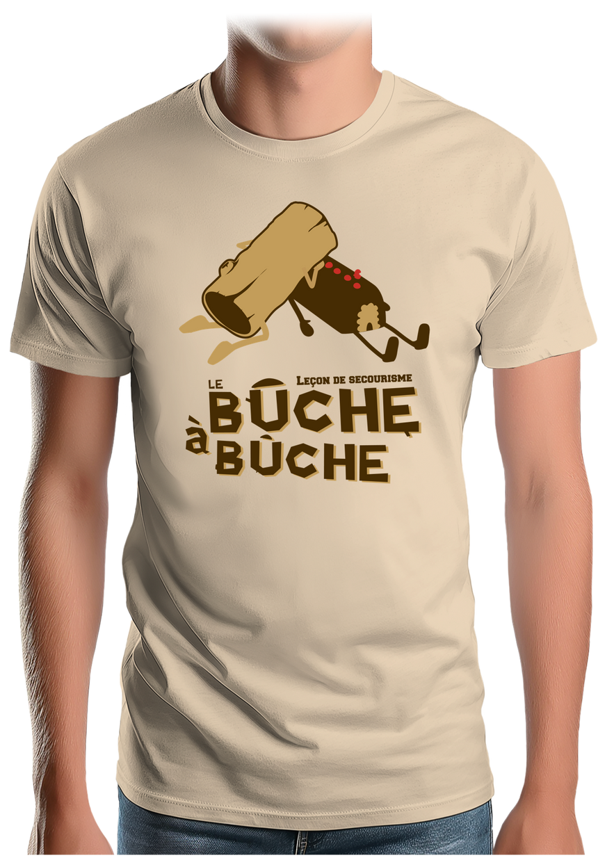 T-Shirt Homme Le Bûche à Bûche