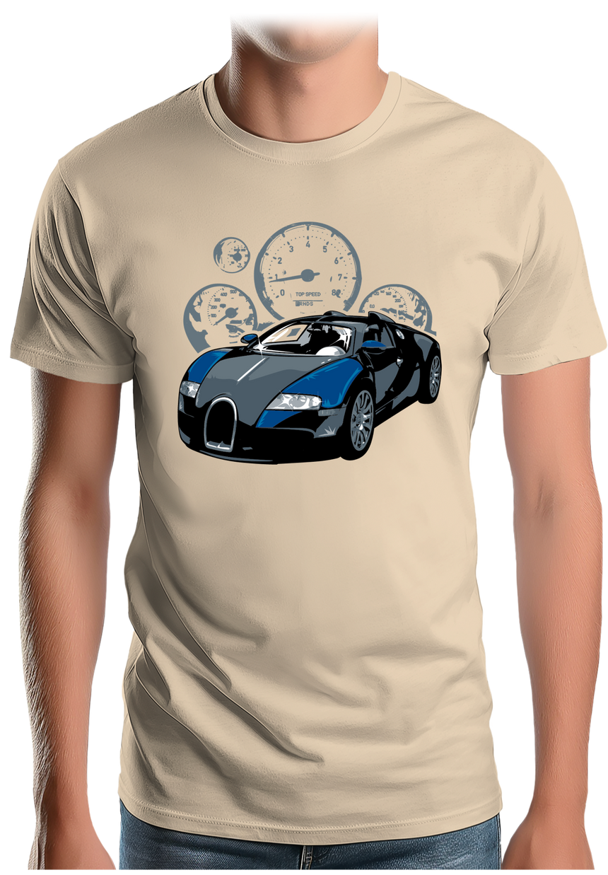 T-Shirt Homme Voiture Top Speed Bug