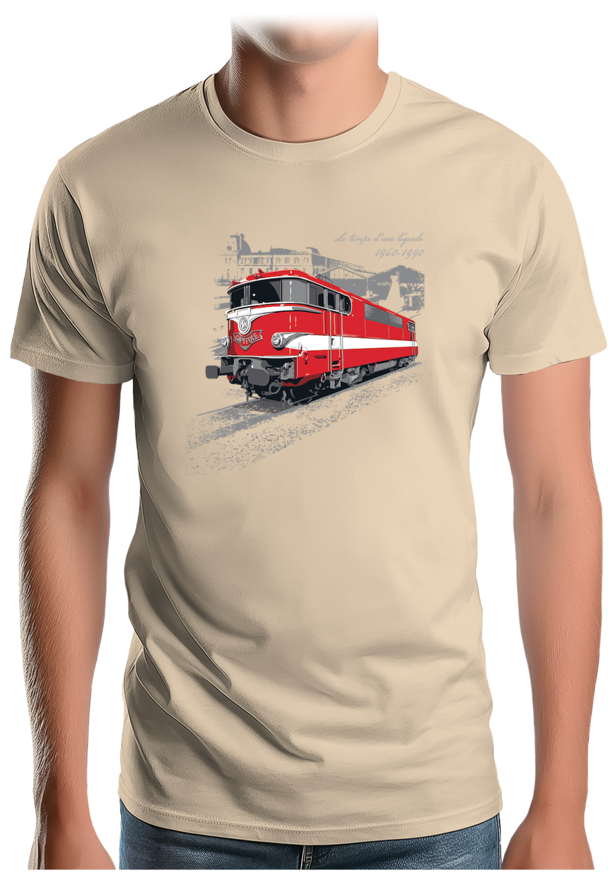T-Shirt Homme Train La capitole