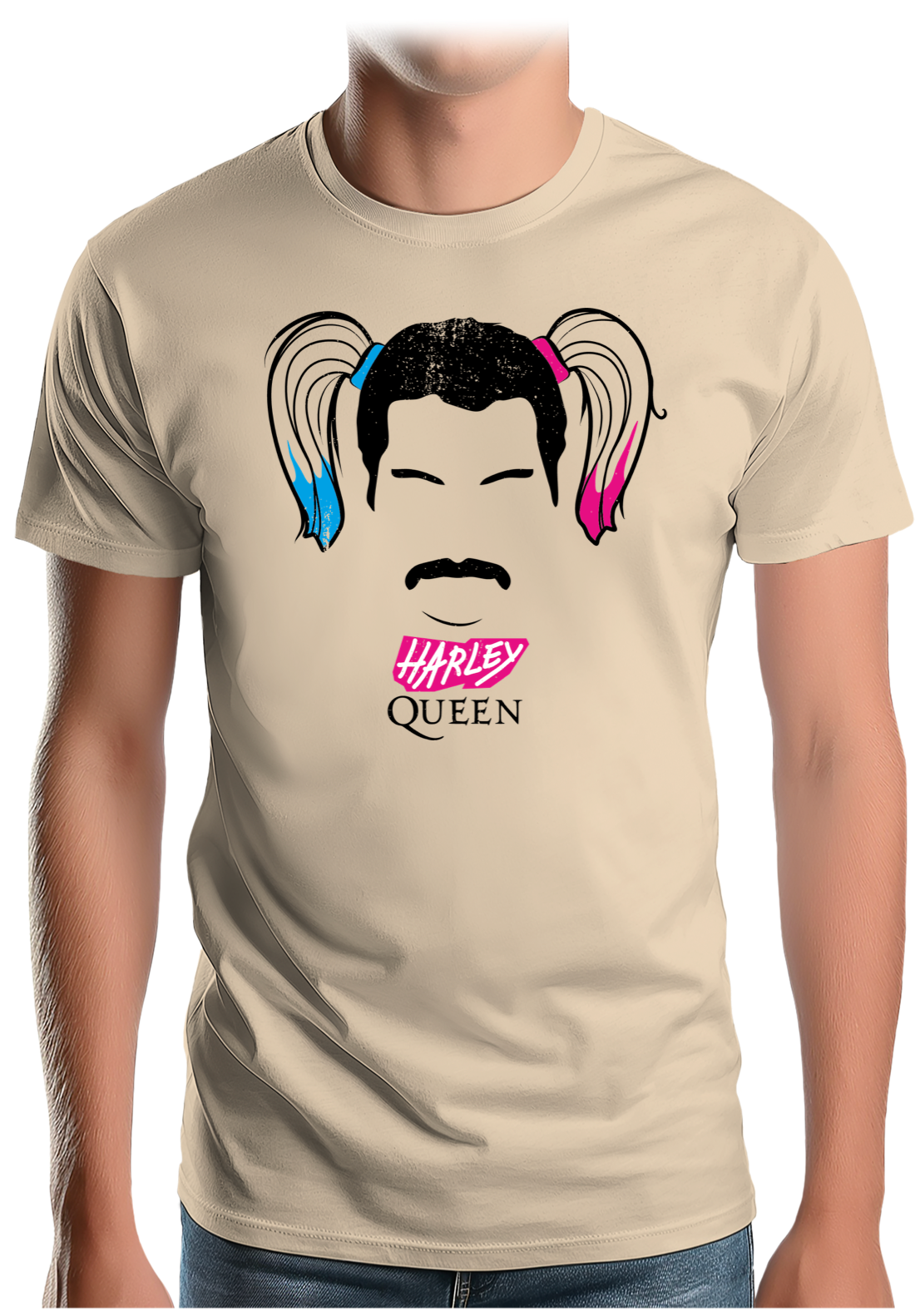 T-Shirt Homme Queen et Harley Quinn