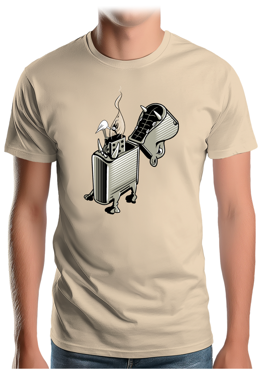 T-Shirt Homme Hippopotame chez son dentiste