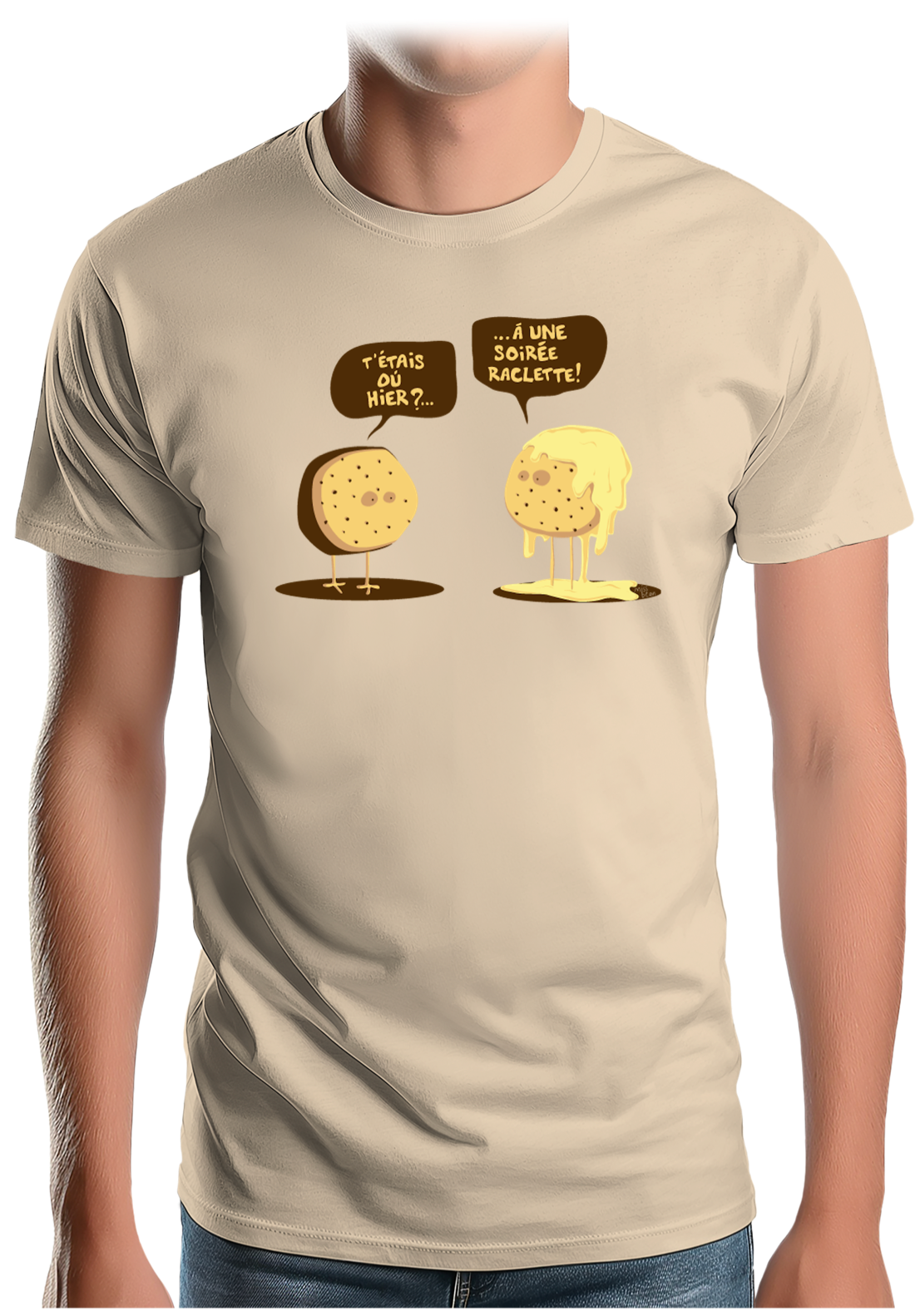 T-Shirt Homme Raclette party