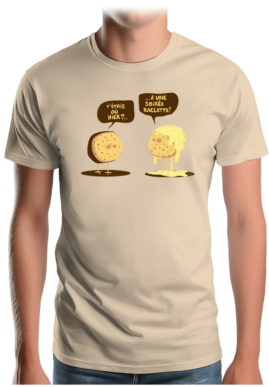 T-Shirt Homme Raclette party