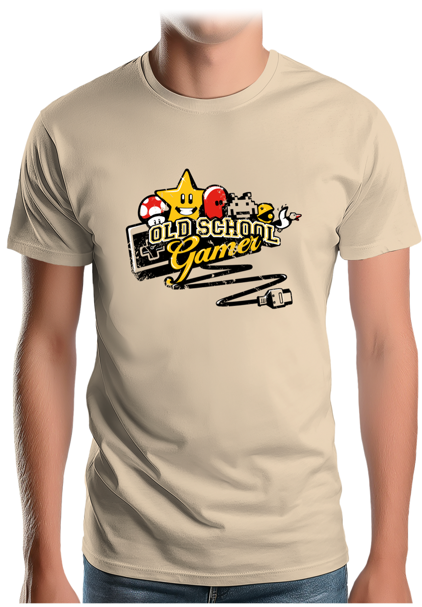 T-Shirt Homme Old School Gamer Vintage