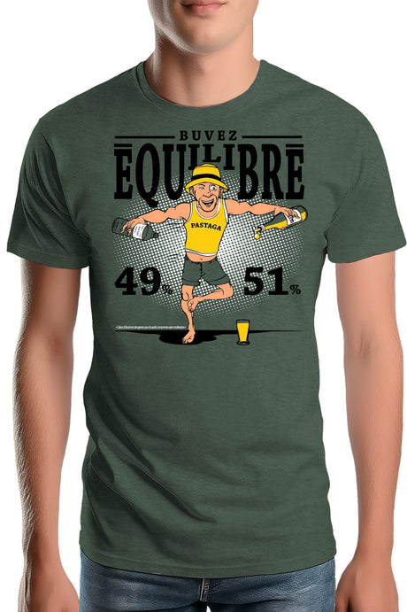 T-Shirt Homme Pour un pastis équilibré