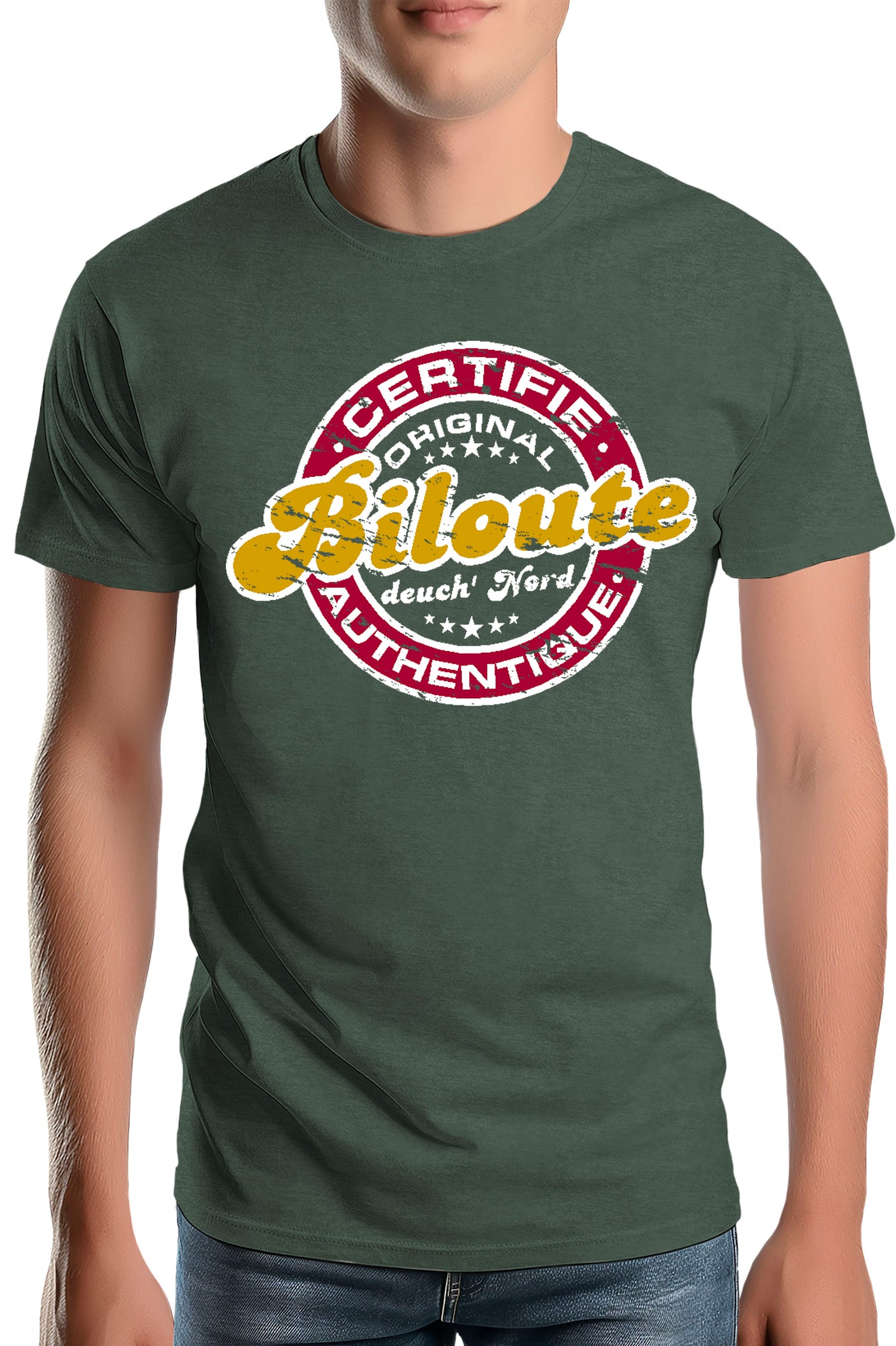 Tee-Shirt Homme Certifie authentique biloute