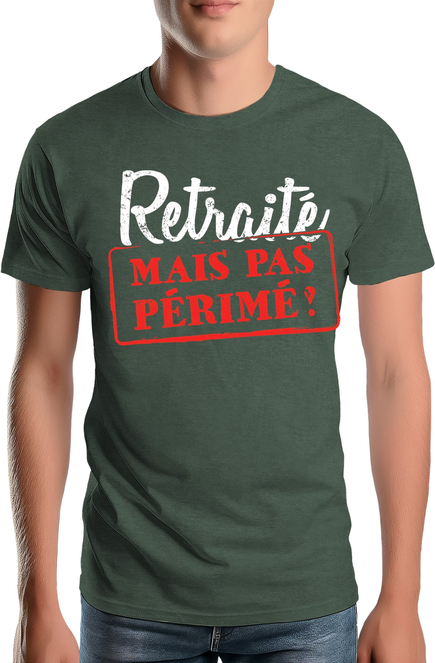 T-Shirt Homme Retraité mais pas périmé