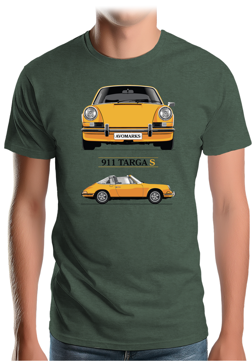 T-Shirt Homme Voiture Targa S