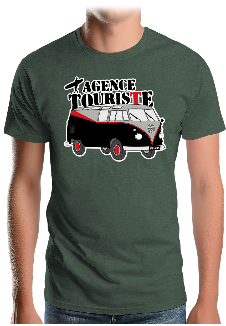 T-Shirt Homme Le Combi de l'Agence Touriste