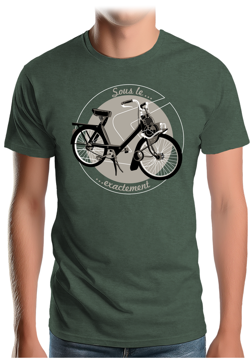 T-Shirt Homme Vélo sous le solex