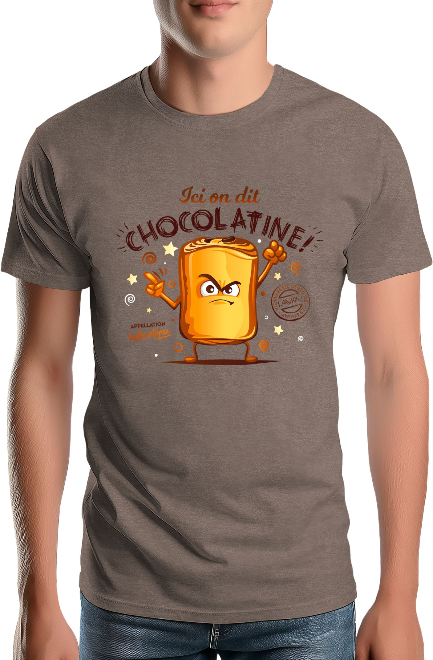 T-shirt Homme Chocolatine