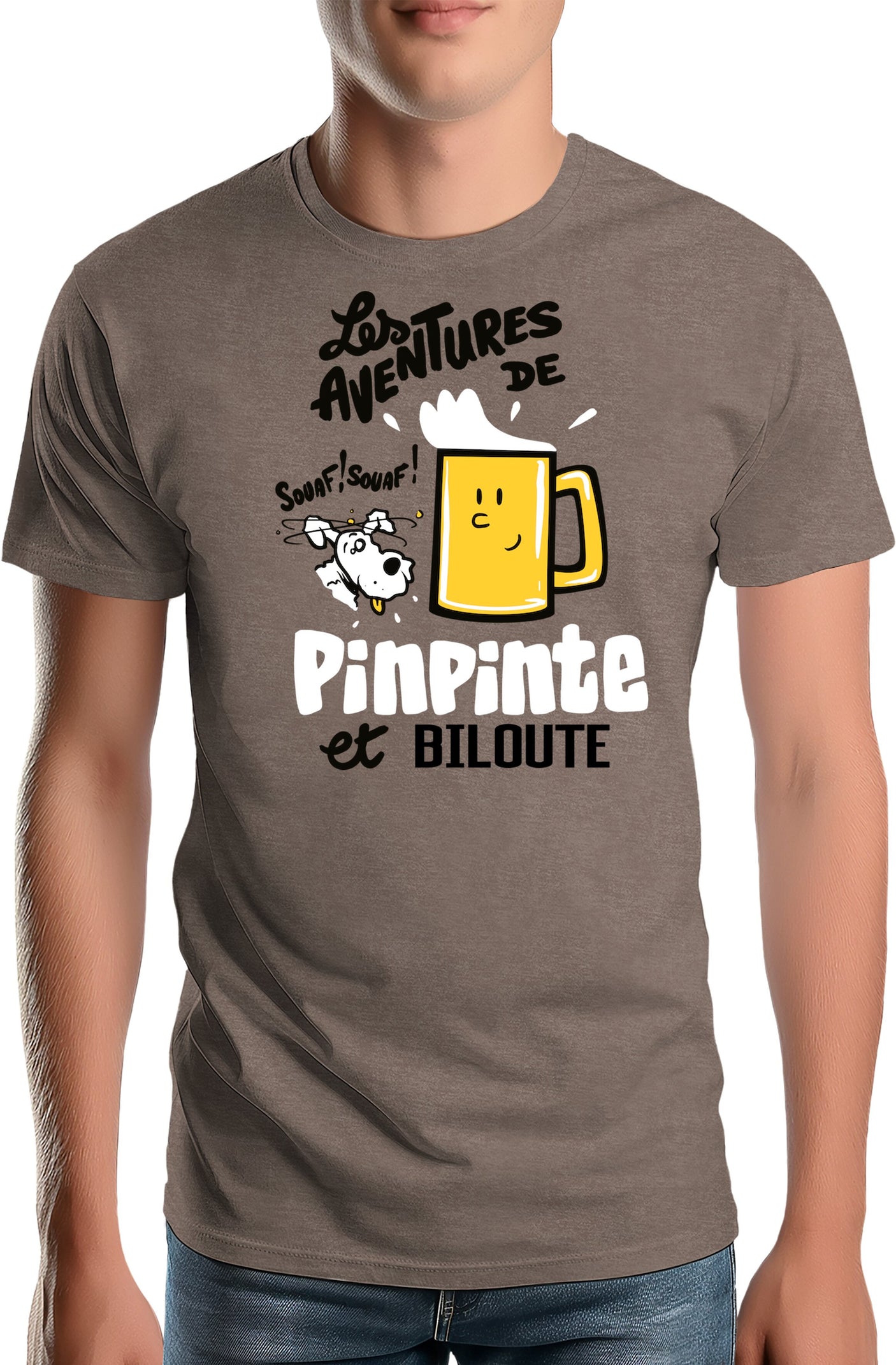 T-Shirt Homme Les aventures de Pinpinte et Biloute