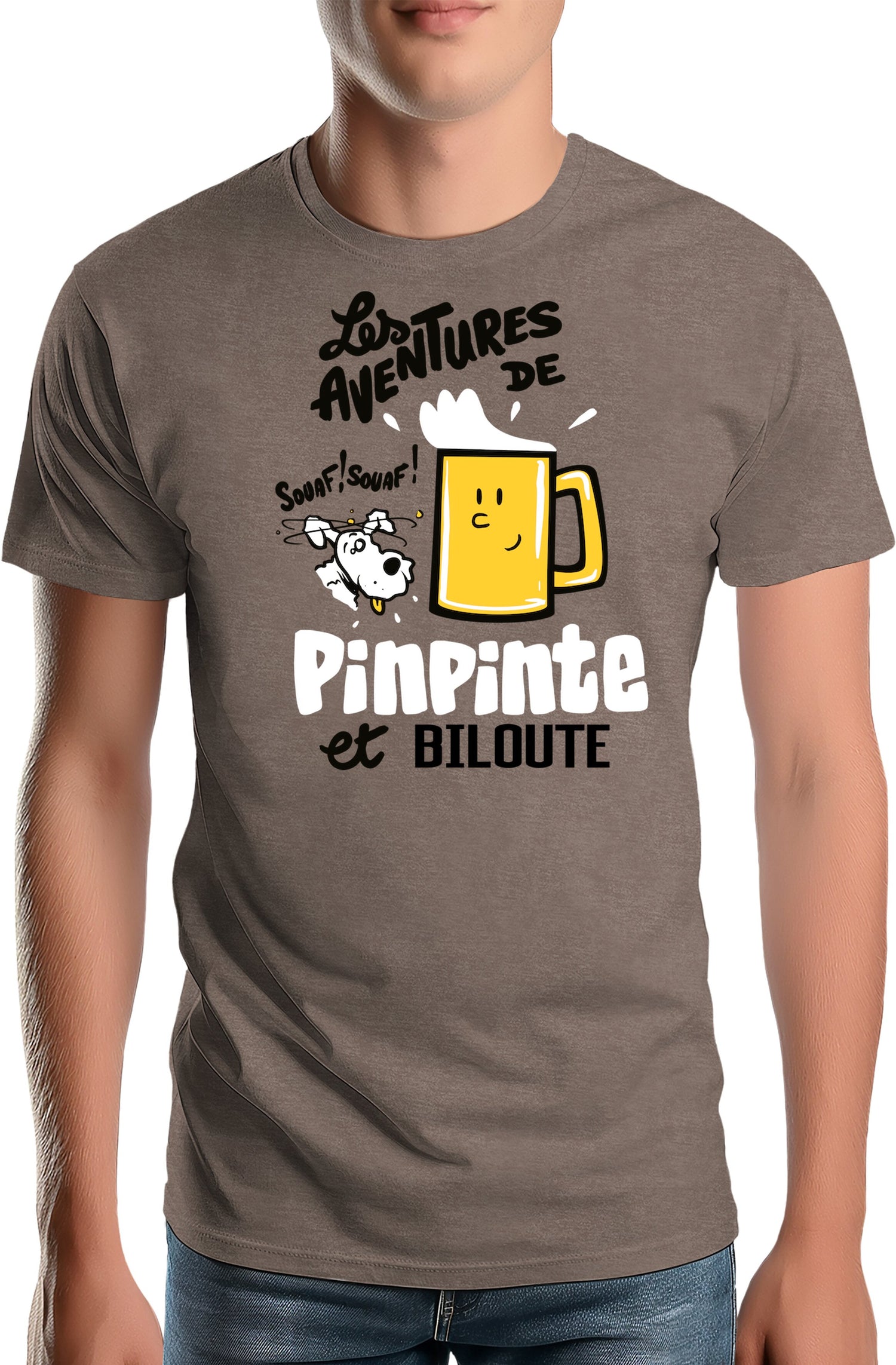 T-Shirt Homme Les aventures de Pinpinte et Biloute