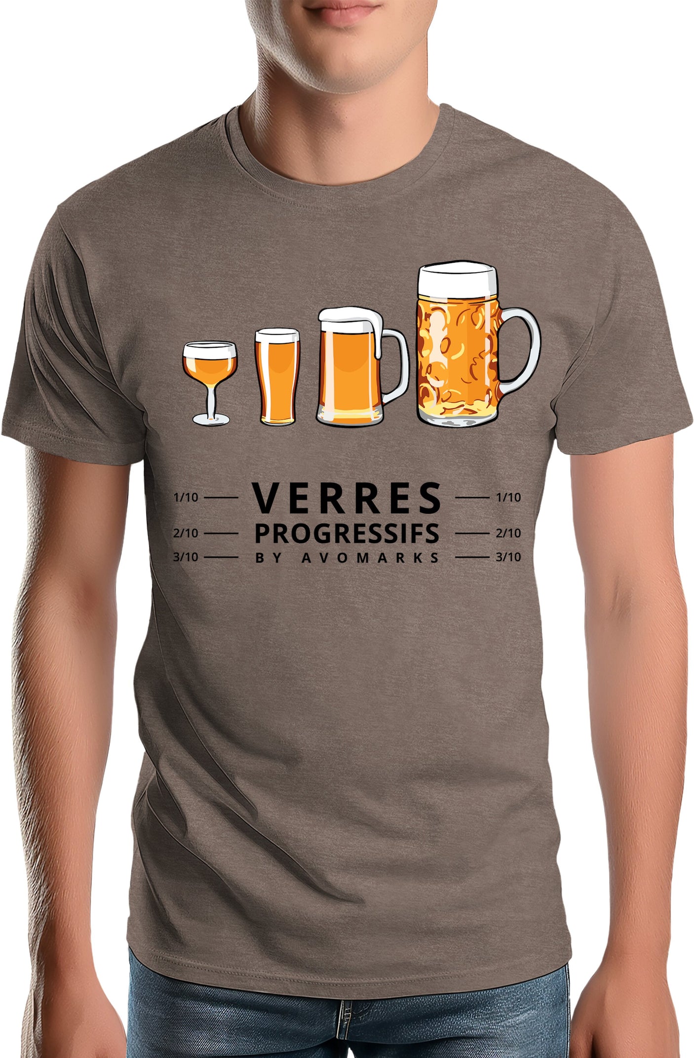 T-Shirt Homme Ophtalmo de la bière