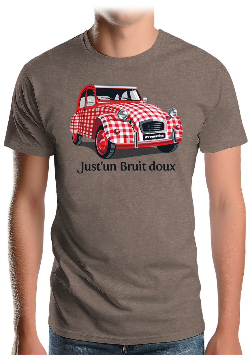 T-Shirt Homme Voiture 2CV Just'un Bruit doux