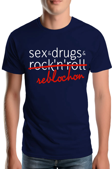 T-Shirt Homme Snow Sex Rock Fromage
