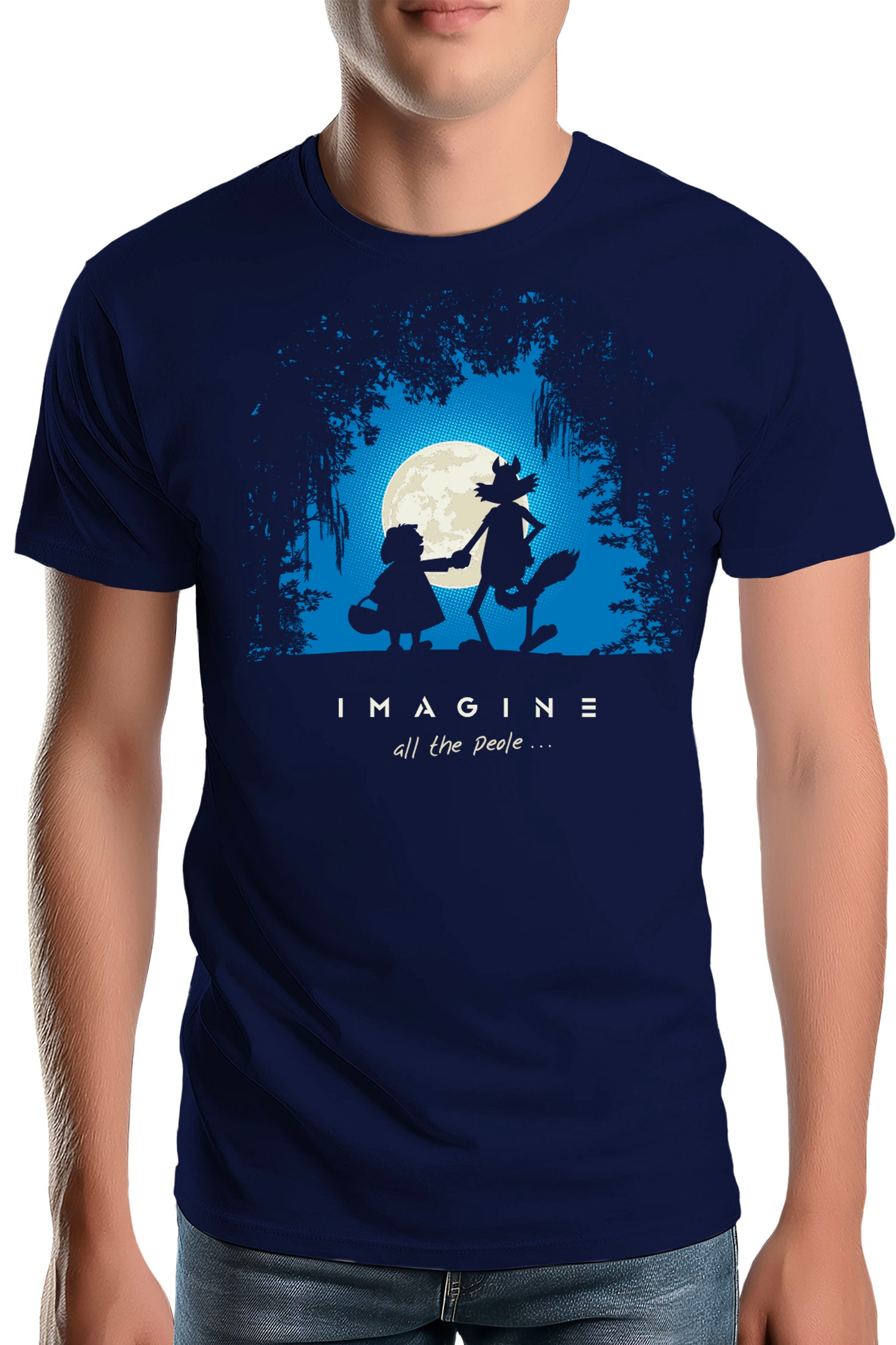 T-Shirt Homme Conte loup et chaperon