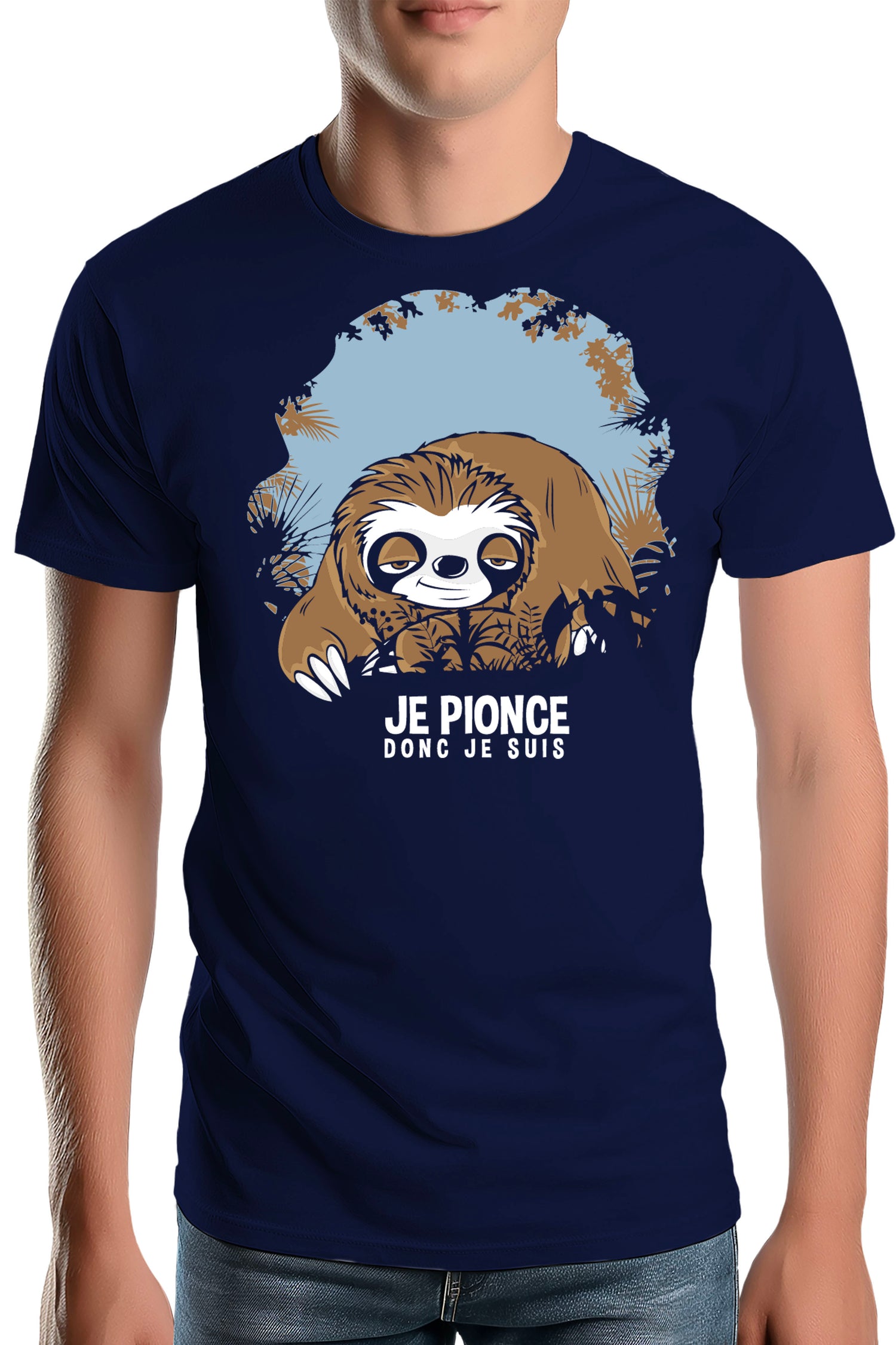 T-Shirt Homme Je pionce donc je suis