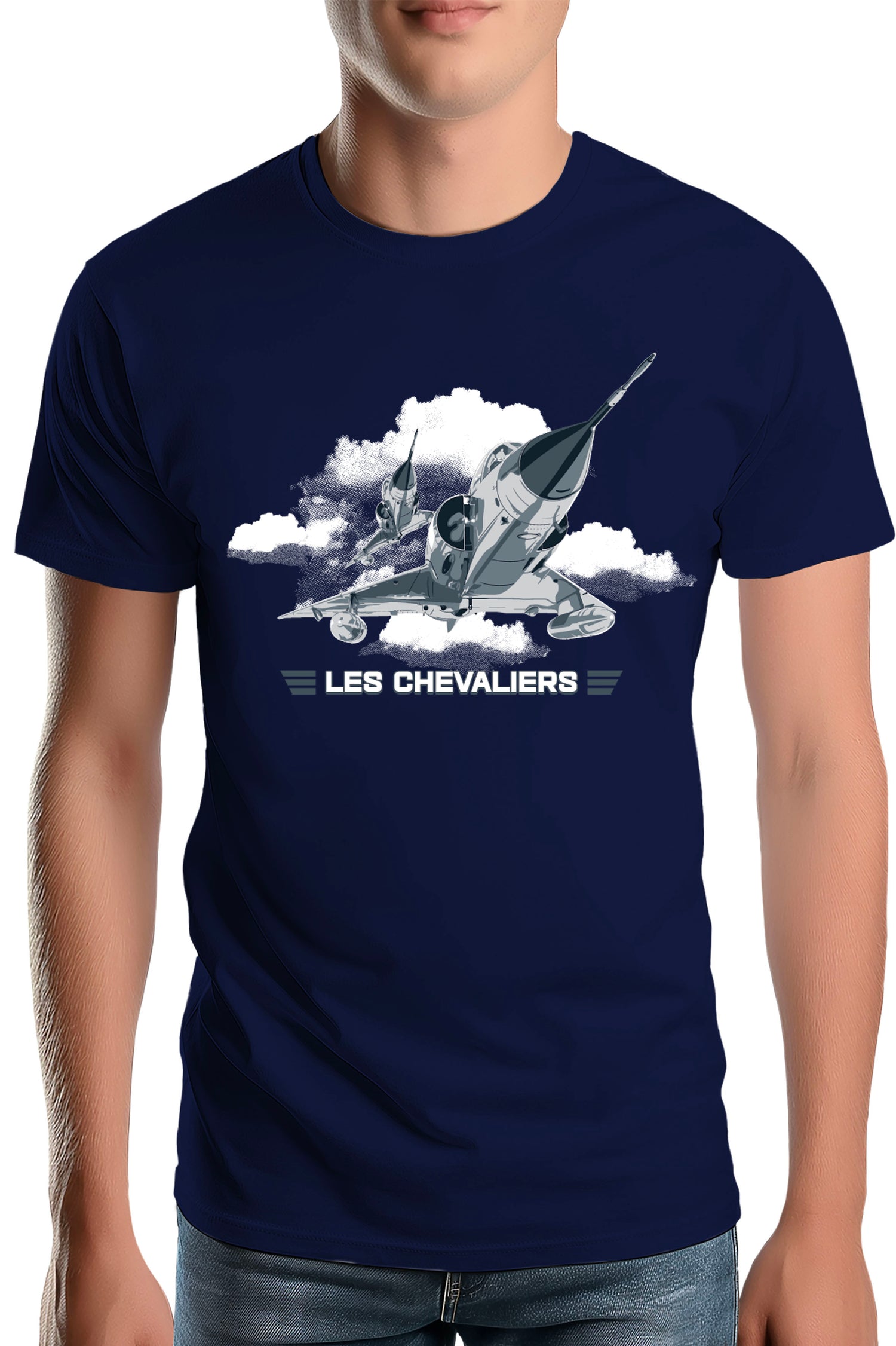 T-Shirt Homme Avion de chasse les chevaliers du ciel