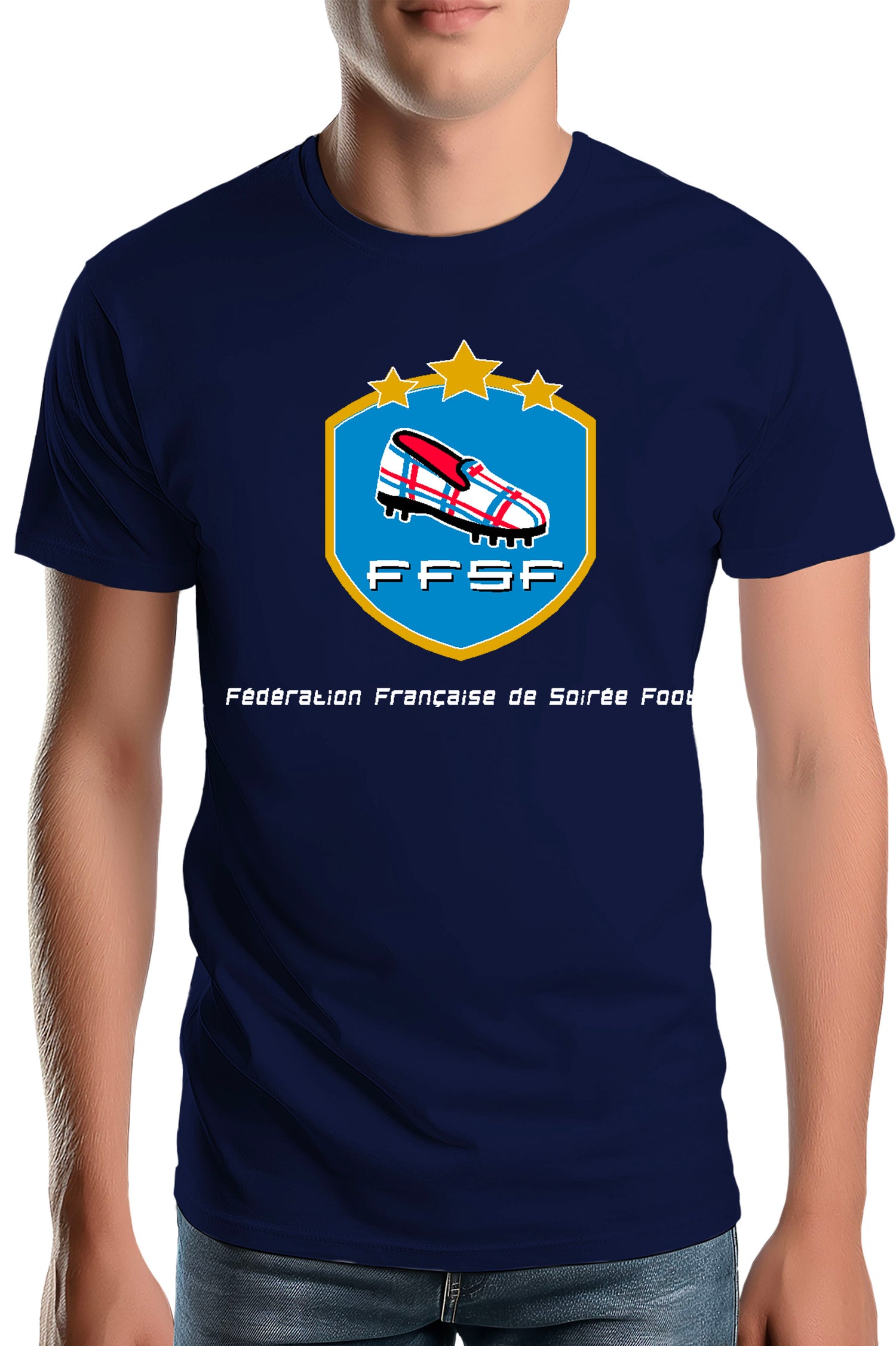 T-Shirt Homme Fédération Française de soirée foot