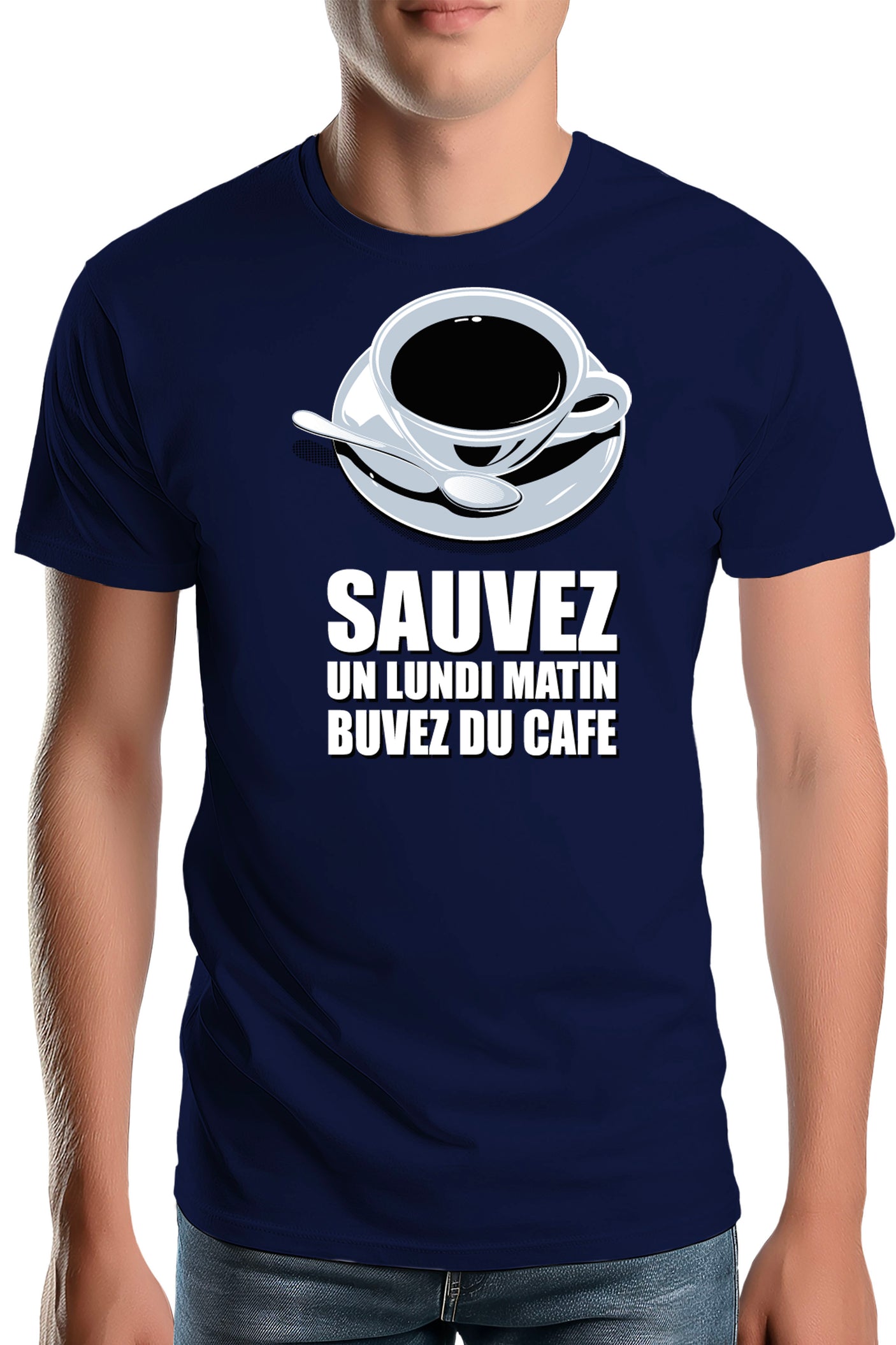 T-Shirt Homme Sauvez Un Lundi Matin