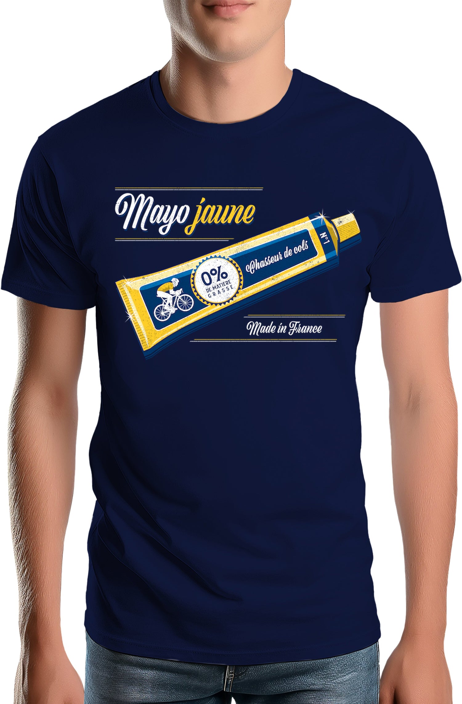 T-Shirt Homme Mayo jaune